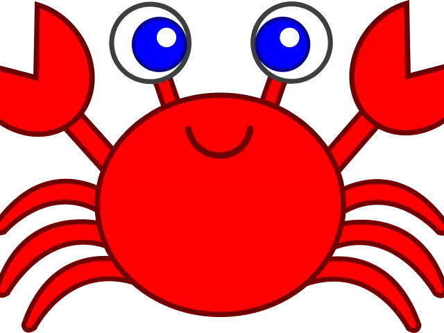 Cute Cartoon Crab