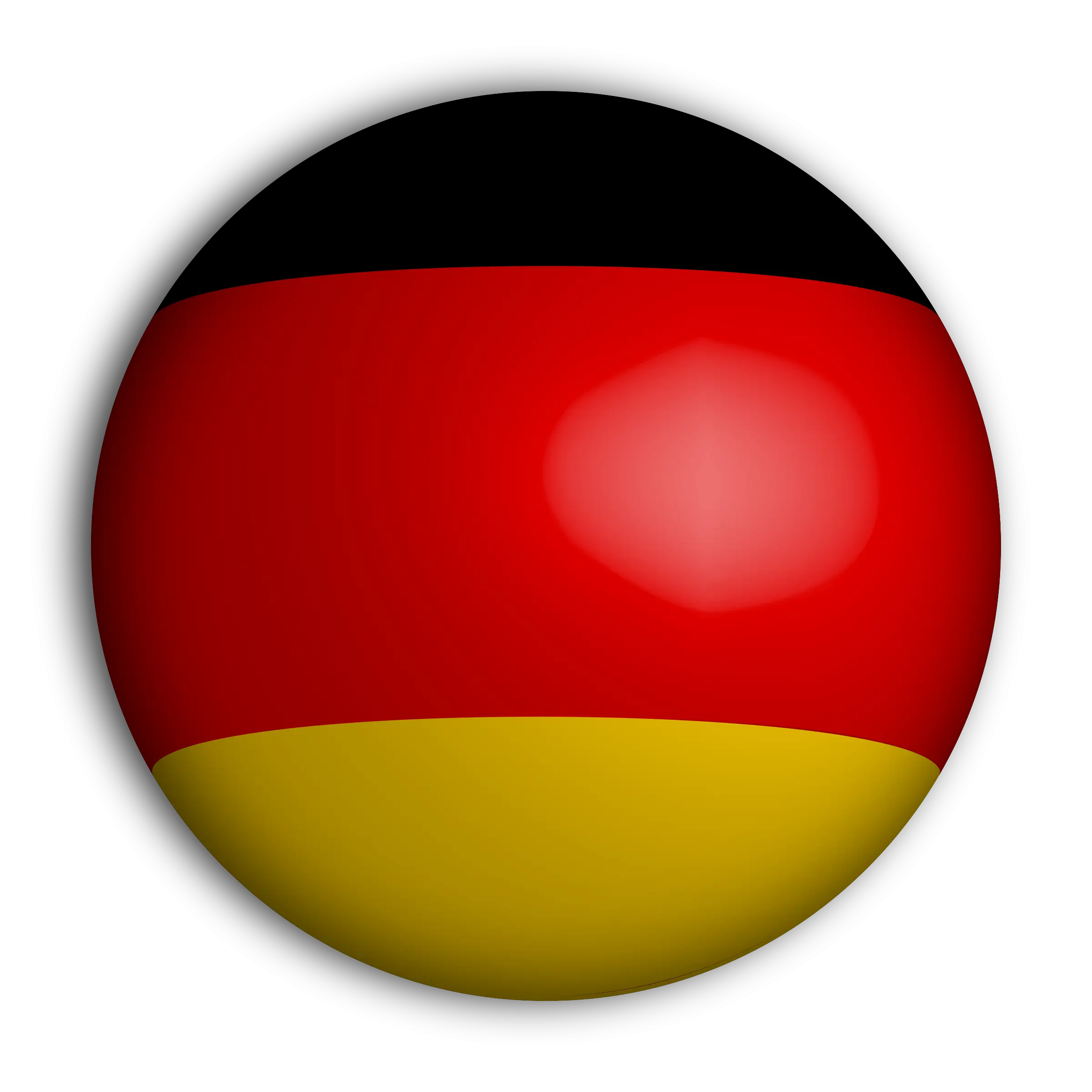 Germany Flag Circle Emblem