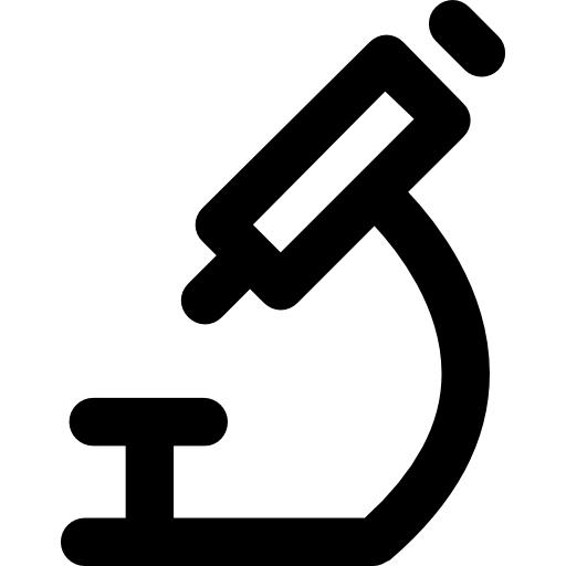 Stylized Microscope Icon
