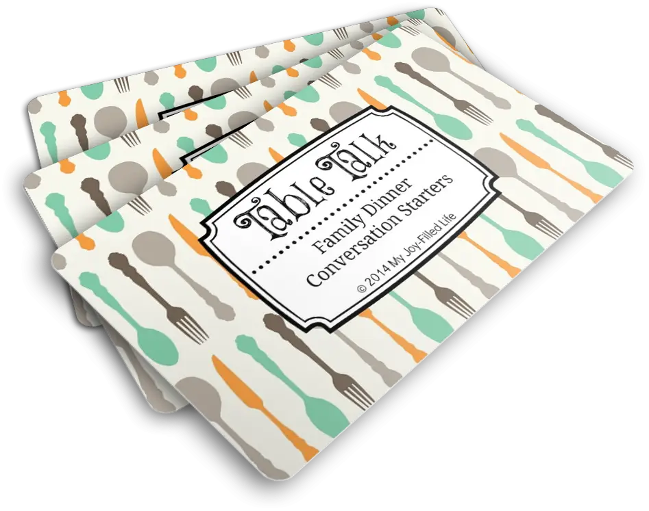 Family Table Talk Cards for Dinner Conversations