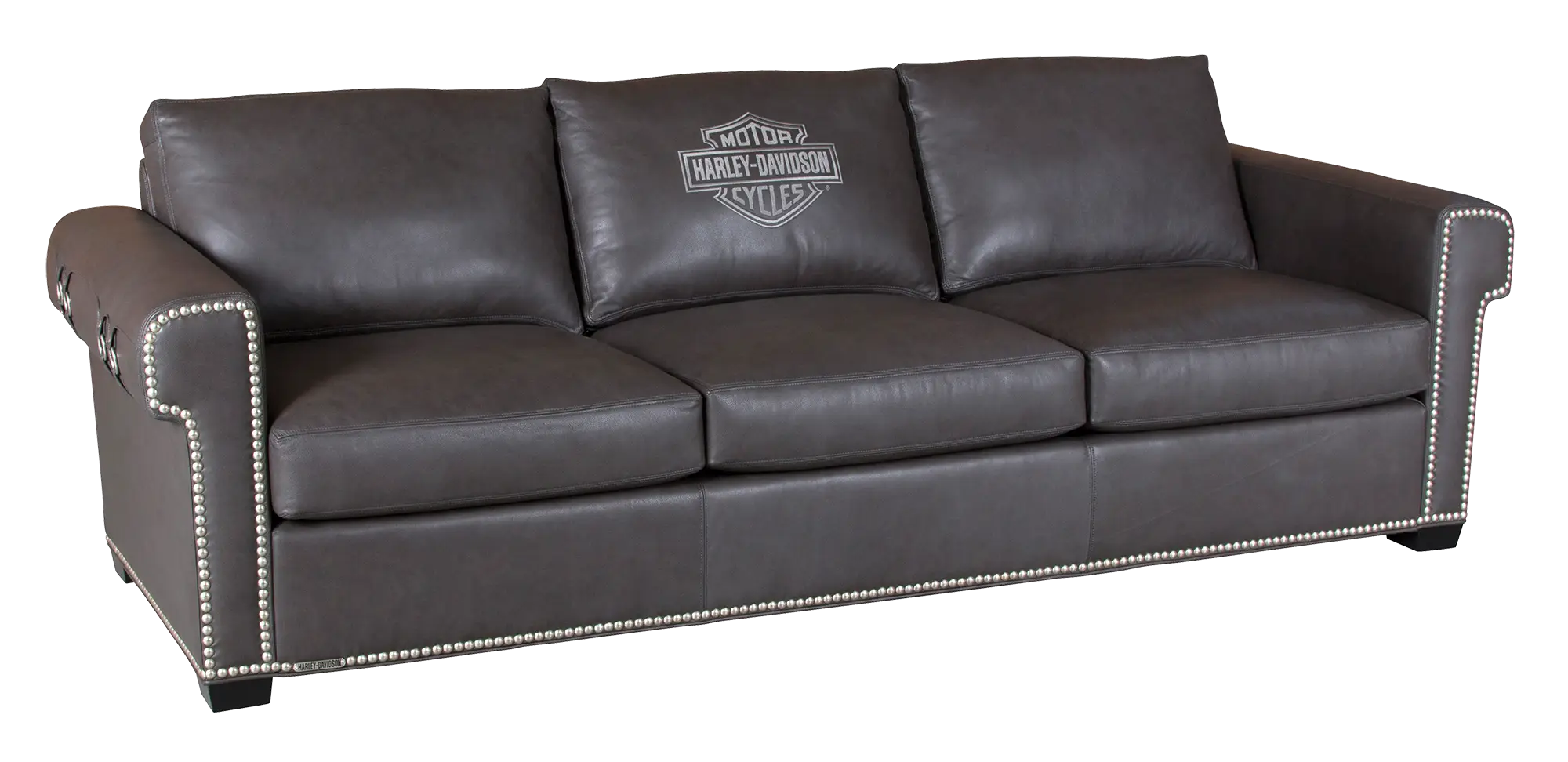 Dark Brown Leather Sofa for Luxurious Living Rooms