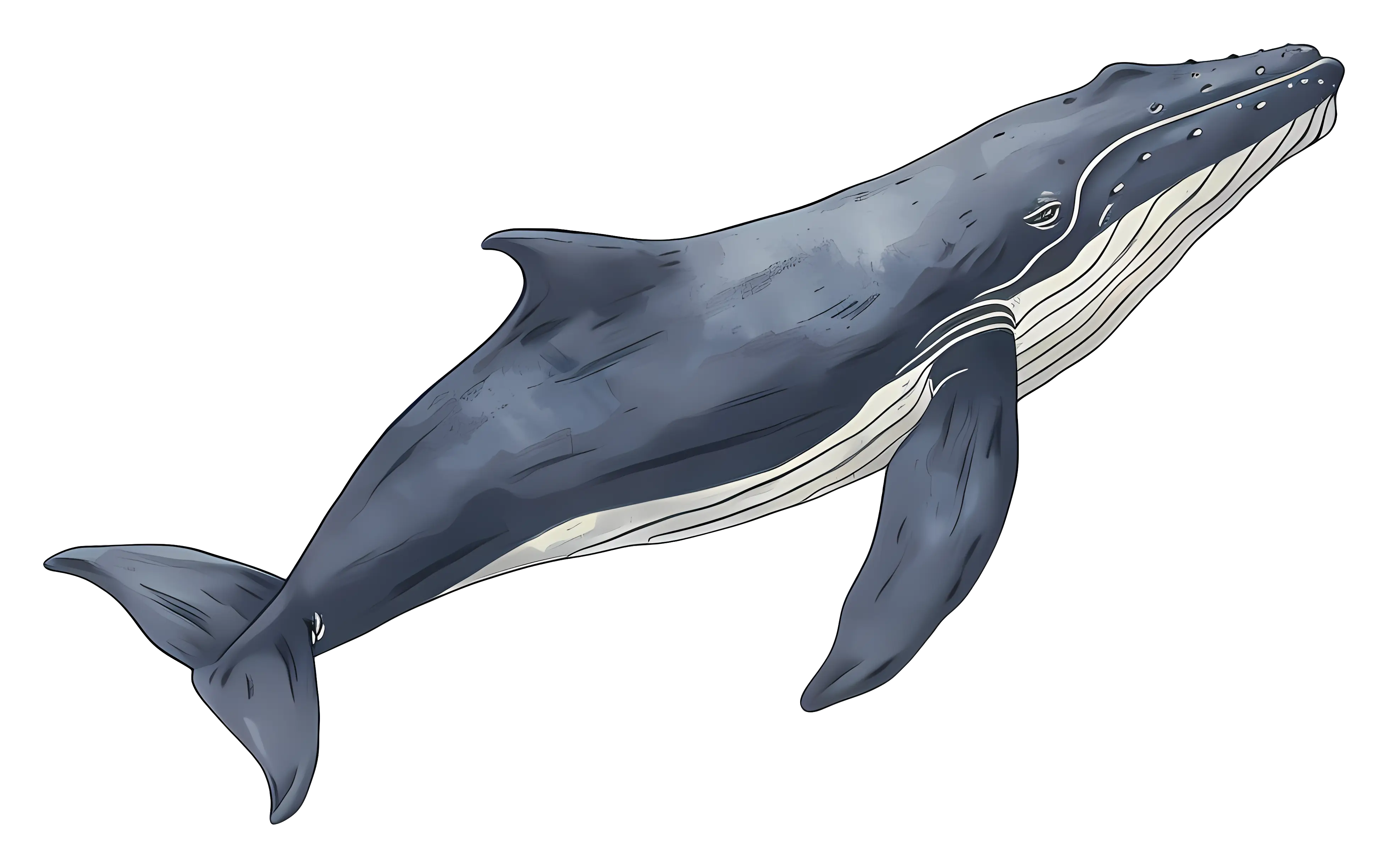 Humpback Whale Illustration