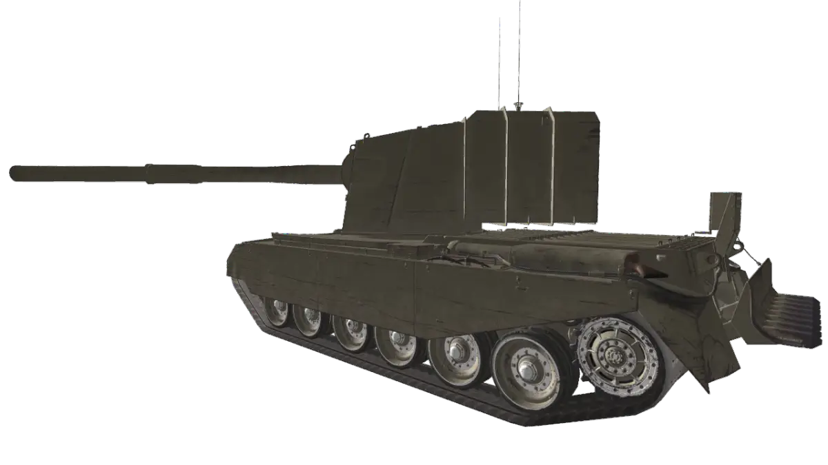 Military Tank with Armored Structure