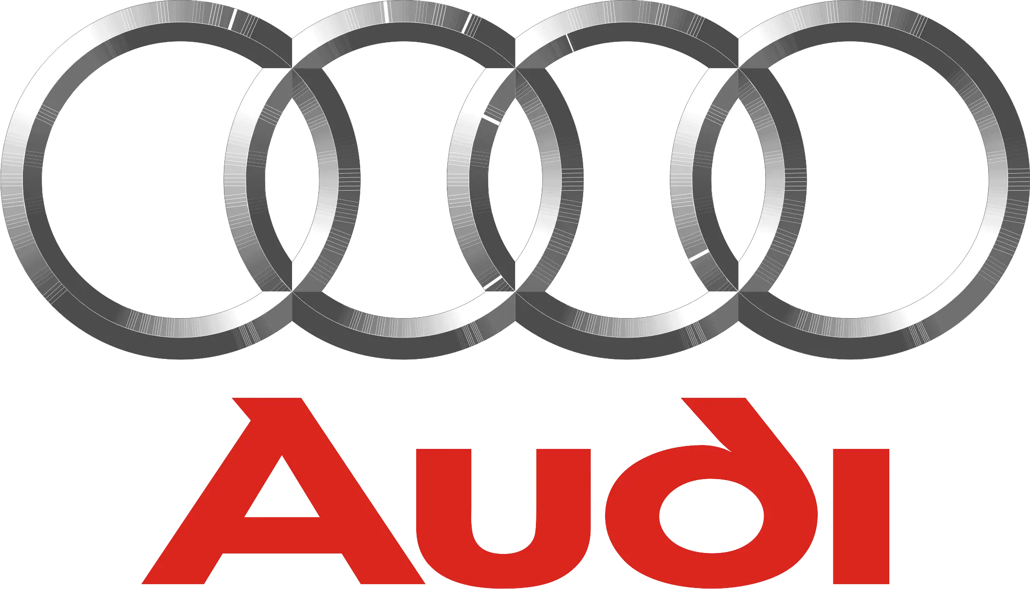 Audi Logo with Four Rings