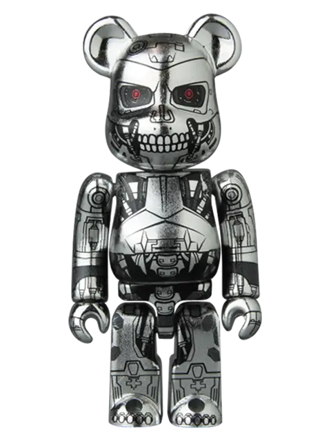 Metallic Robot Bear Toy