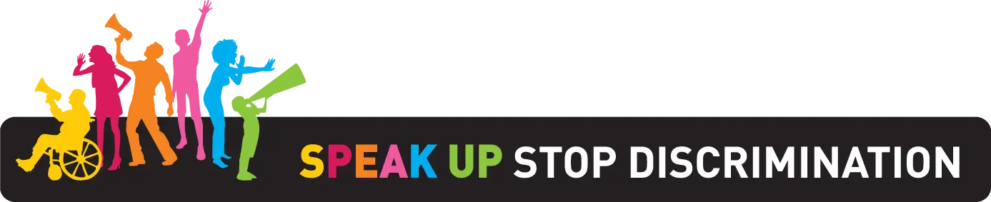 Colorful Logo Advocating Anti-Discrimination