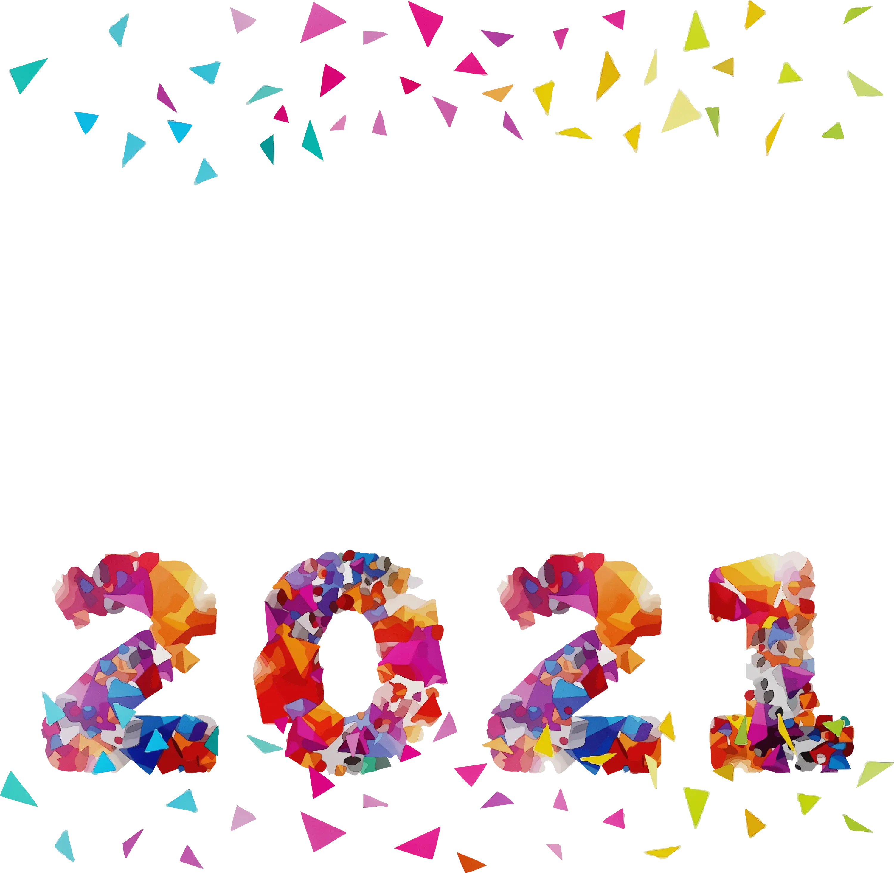 Colorful 2021 Celebration