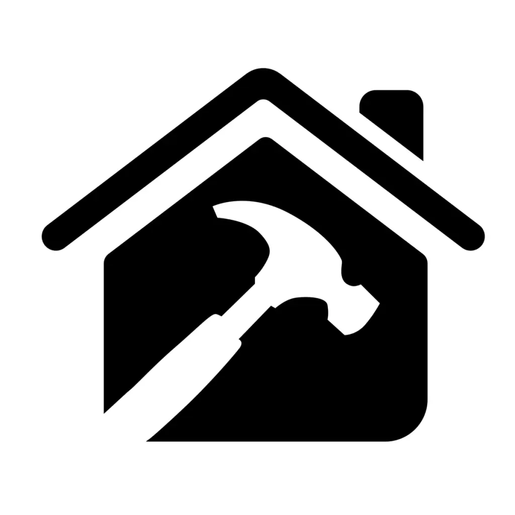 Hammer and House Icon for Construction