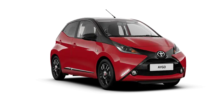 Red Compact Car Design