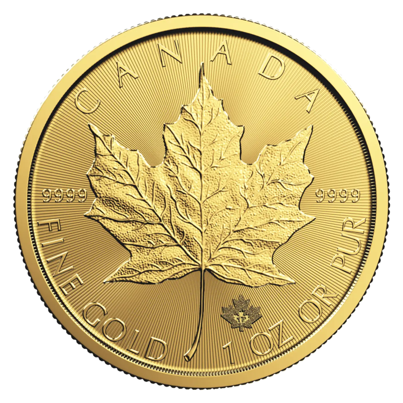 Gold Maple Leaf Coin from Canada