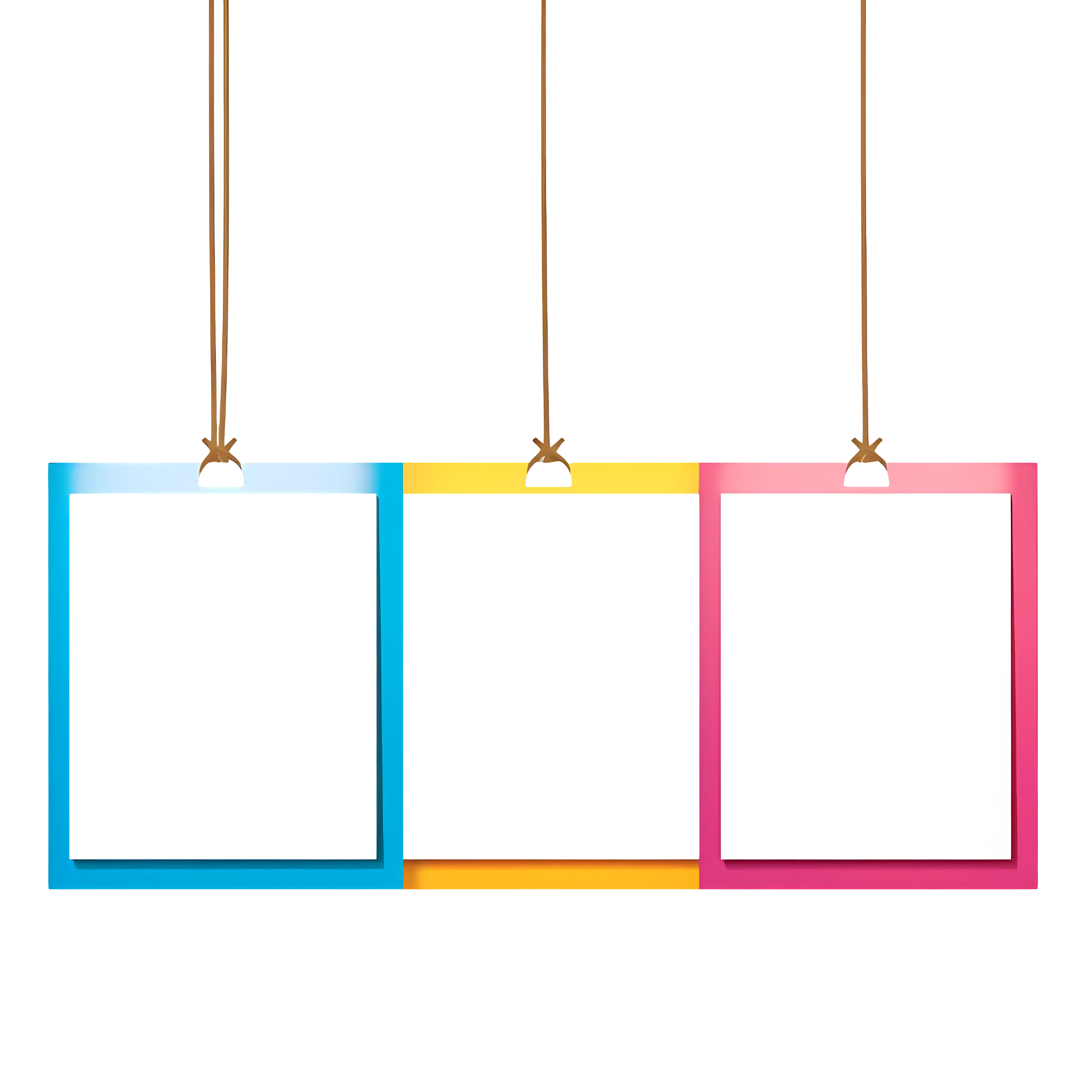 Colorful Hanging Frames