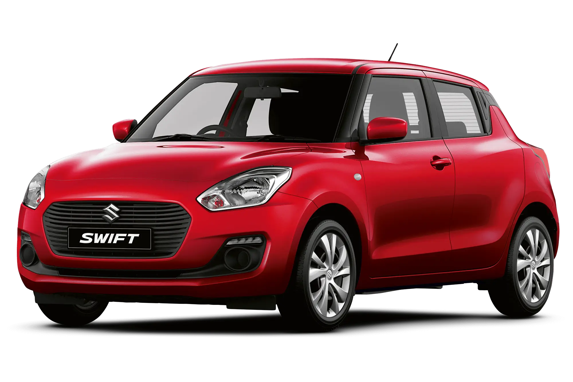Stylish Red Hatchback Car