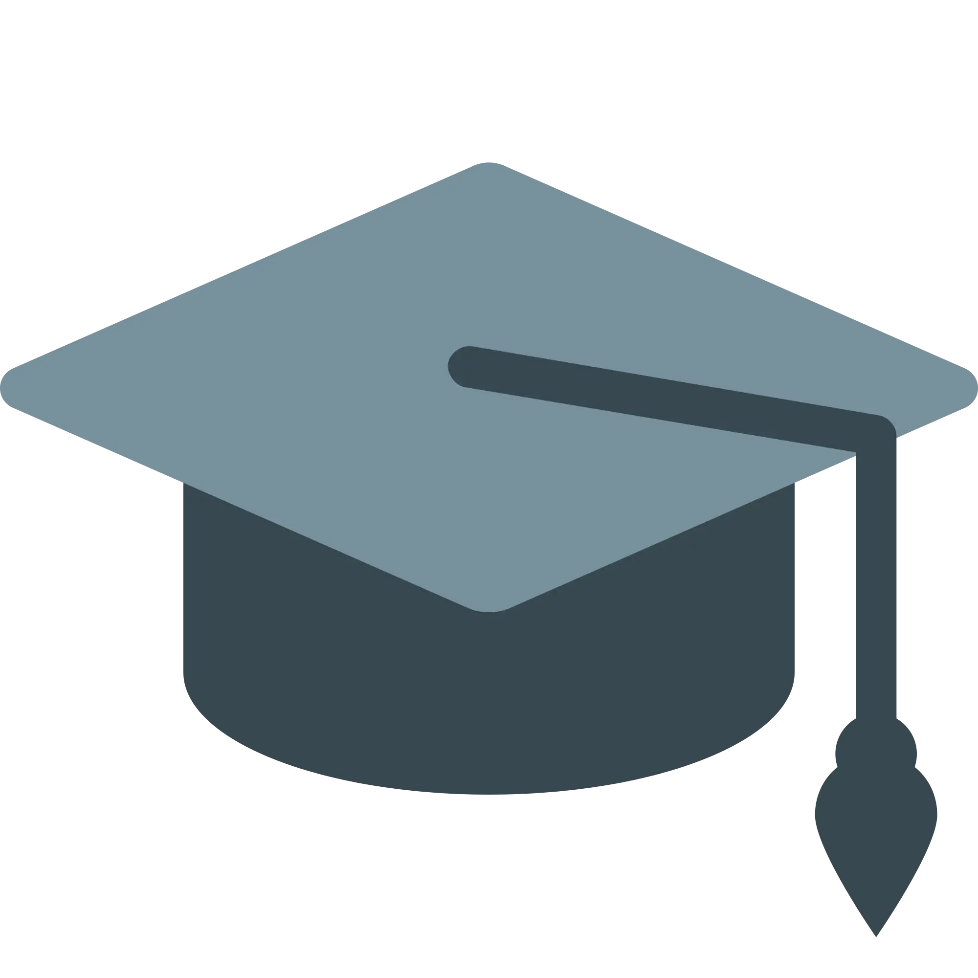Gray Graduation Cap for Academic Success