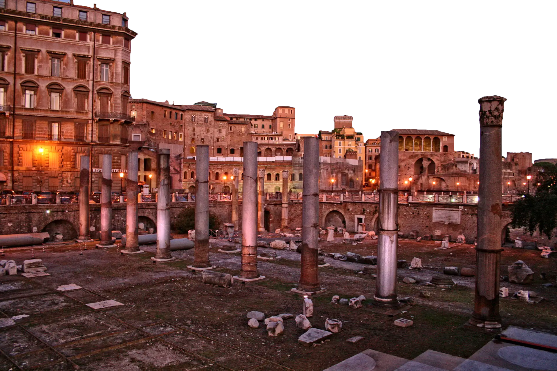Ancient Ruins with Columns