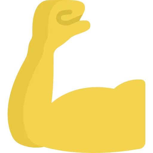 Flexed Arm Muscle Emoji
