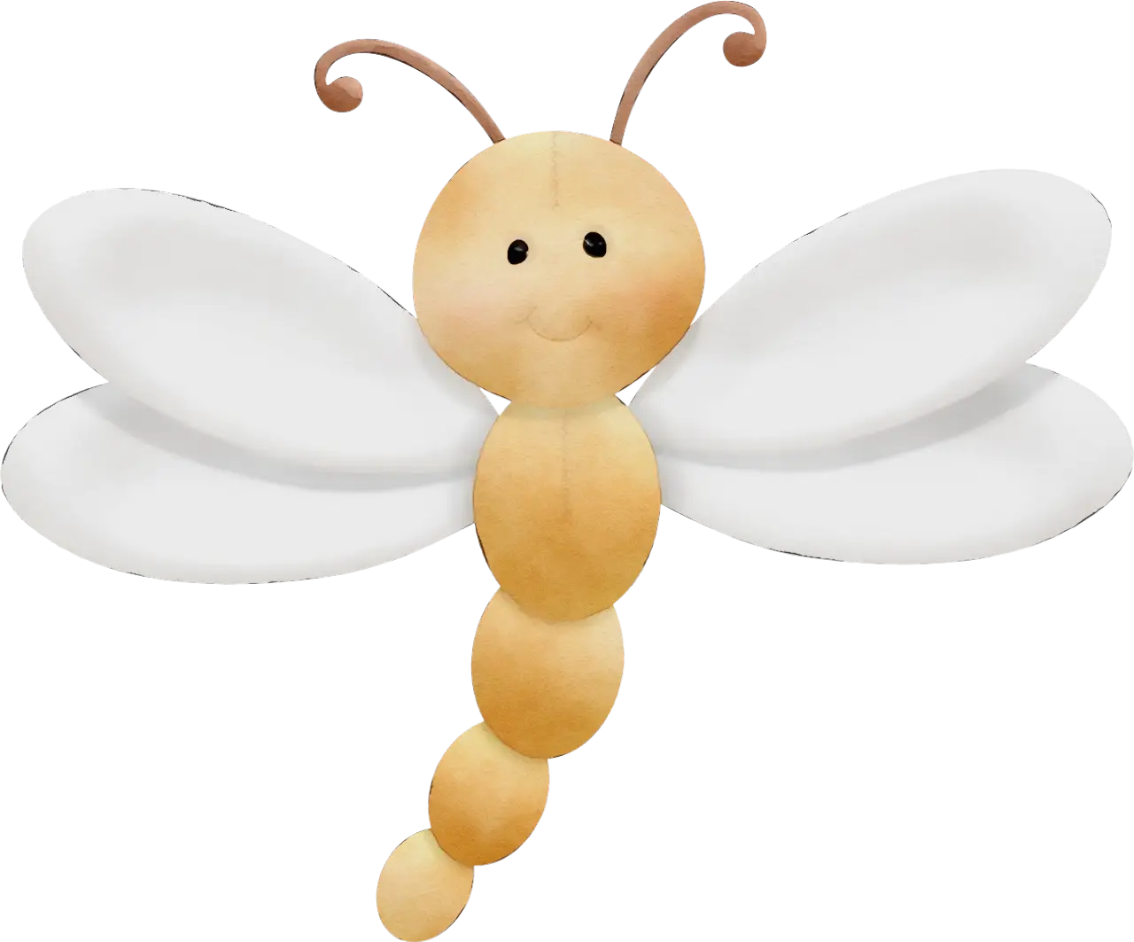 Adorable Cartoon Dragonfly Illustration