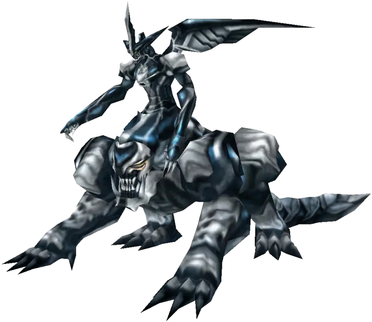 Fantasy Rider on a Winged Beast