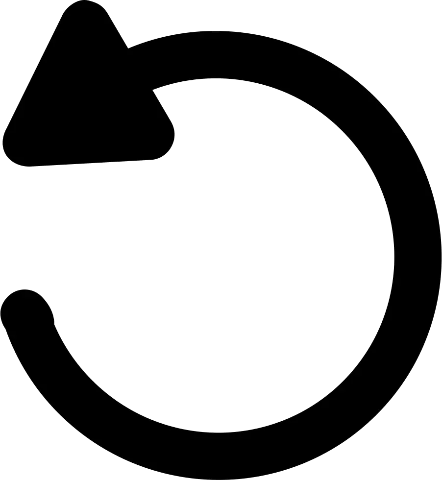 Curved Arrow Pointing Left