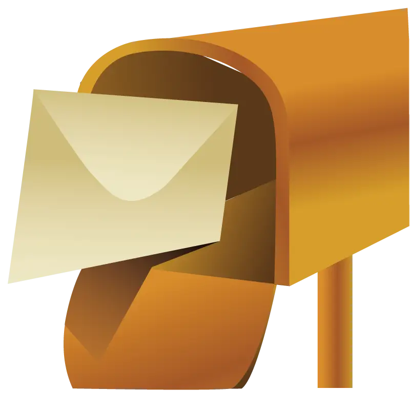 Mailbox with Letter