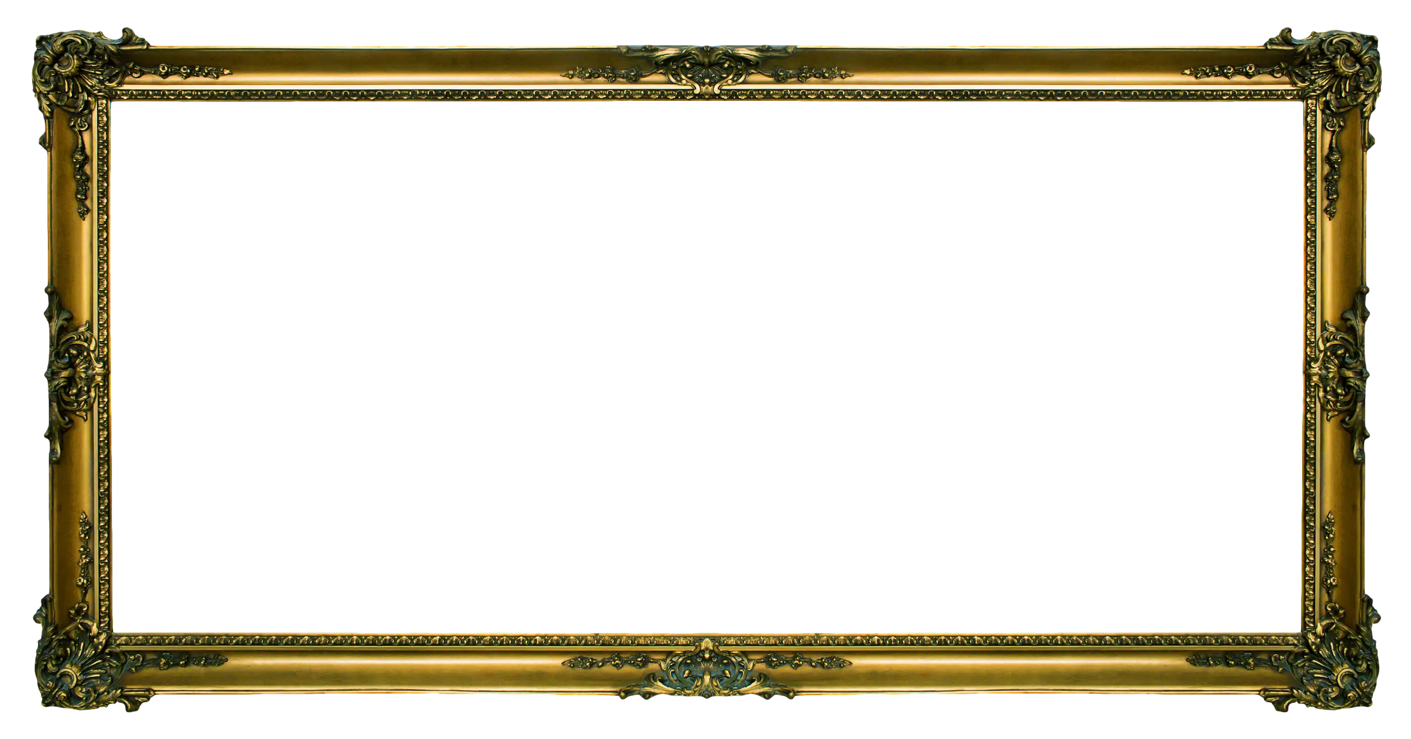 Golden Ornate Photo Frame
