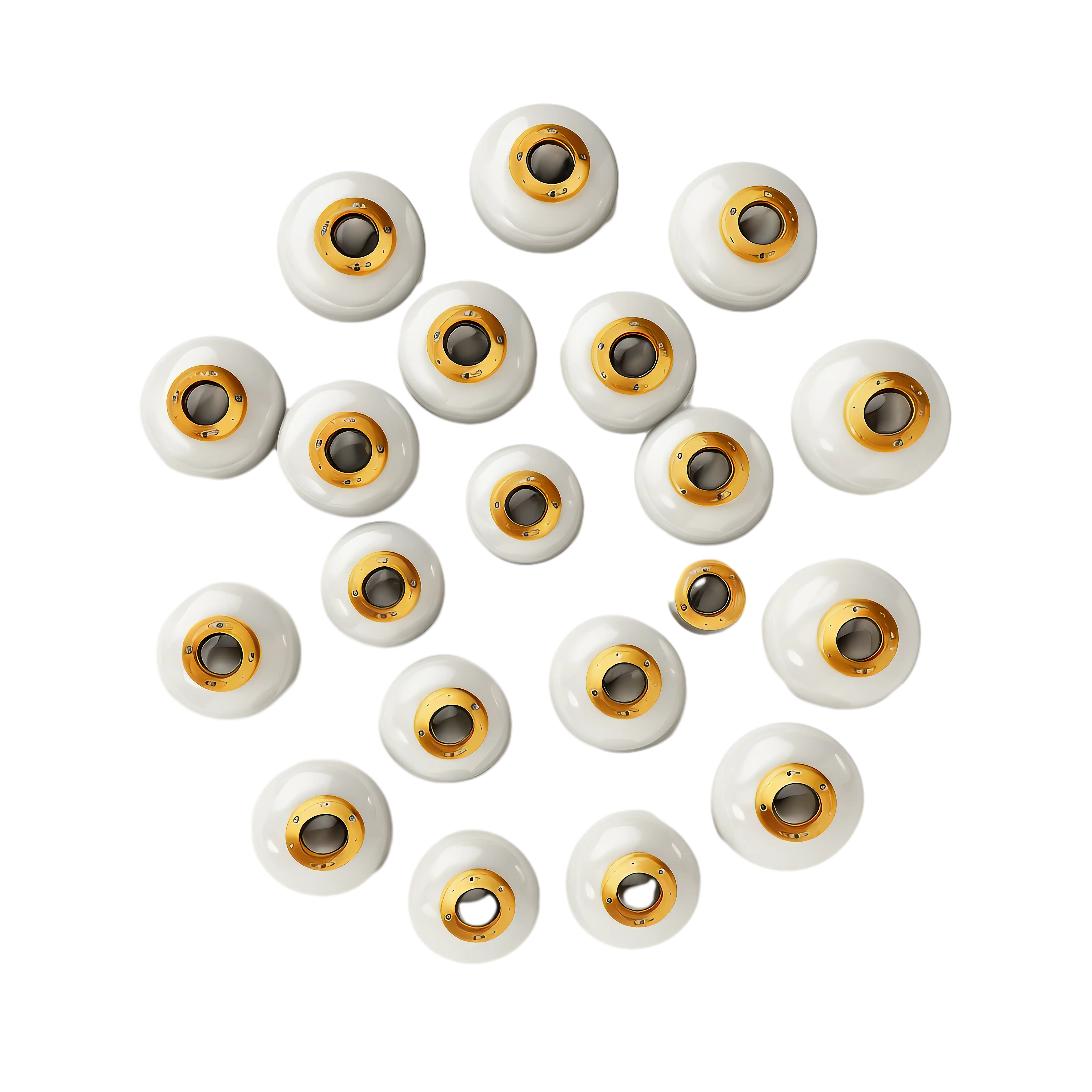 Round White Eyes