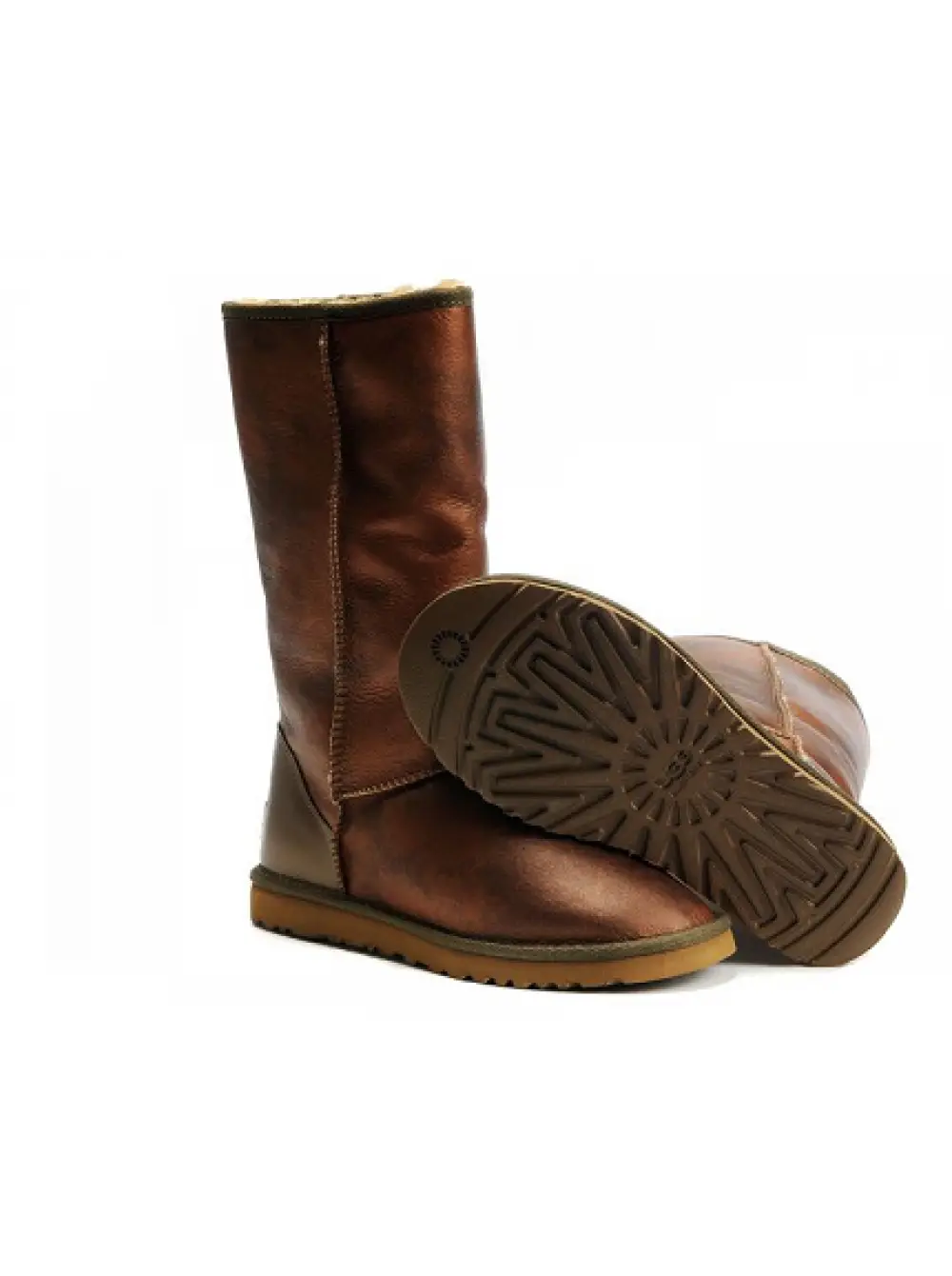 Durable Brown Leather Boots