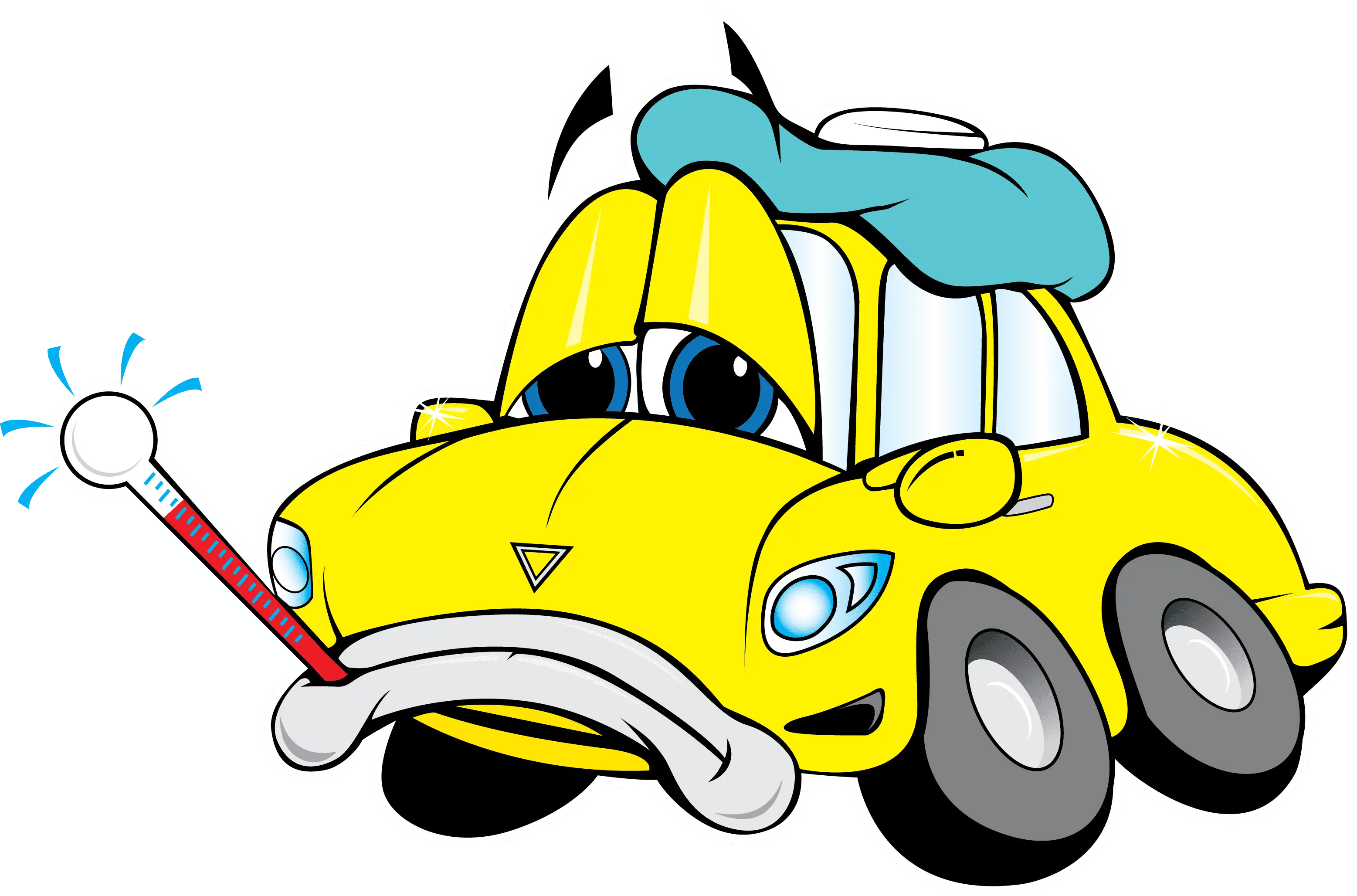 Funny Sick Cartoon Car Design