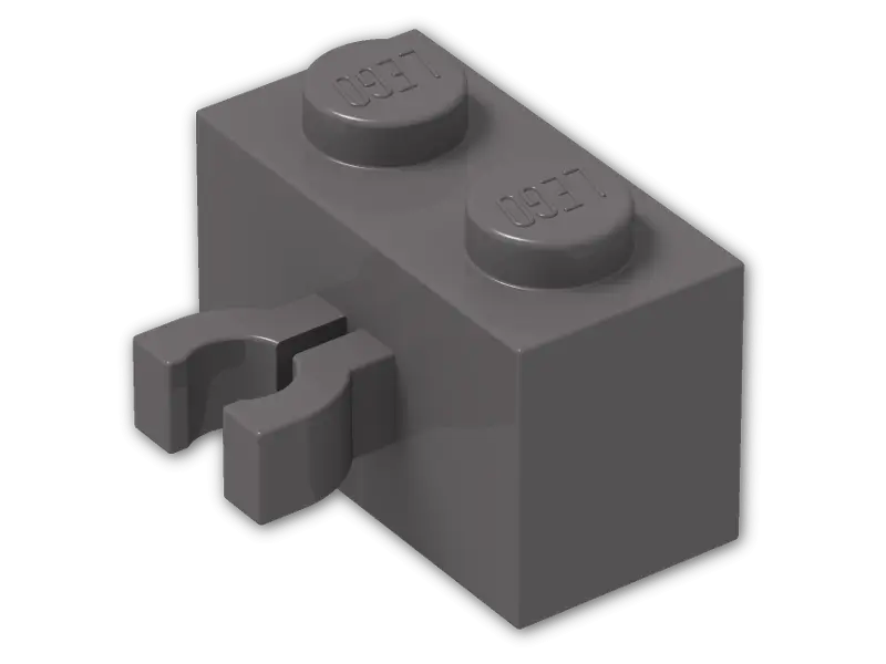 Gray Lego Clamp Brick