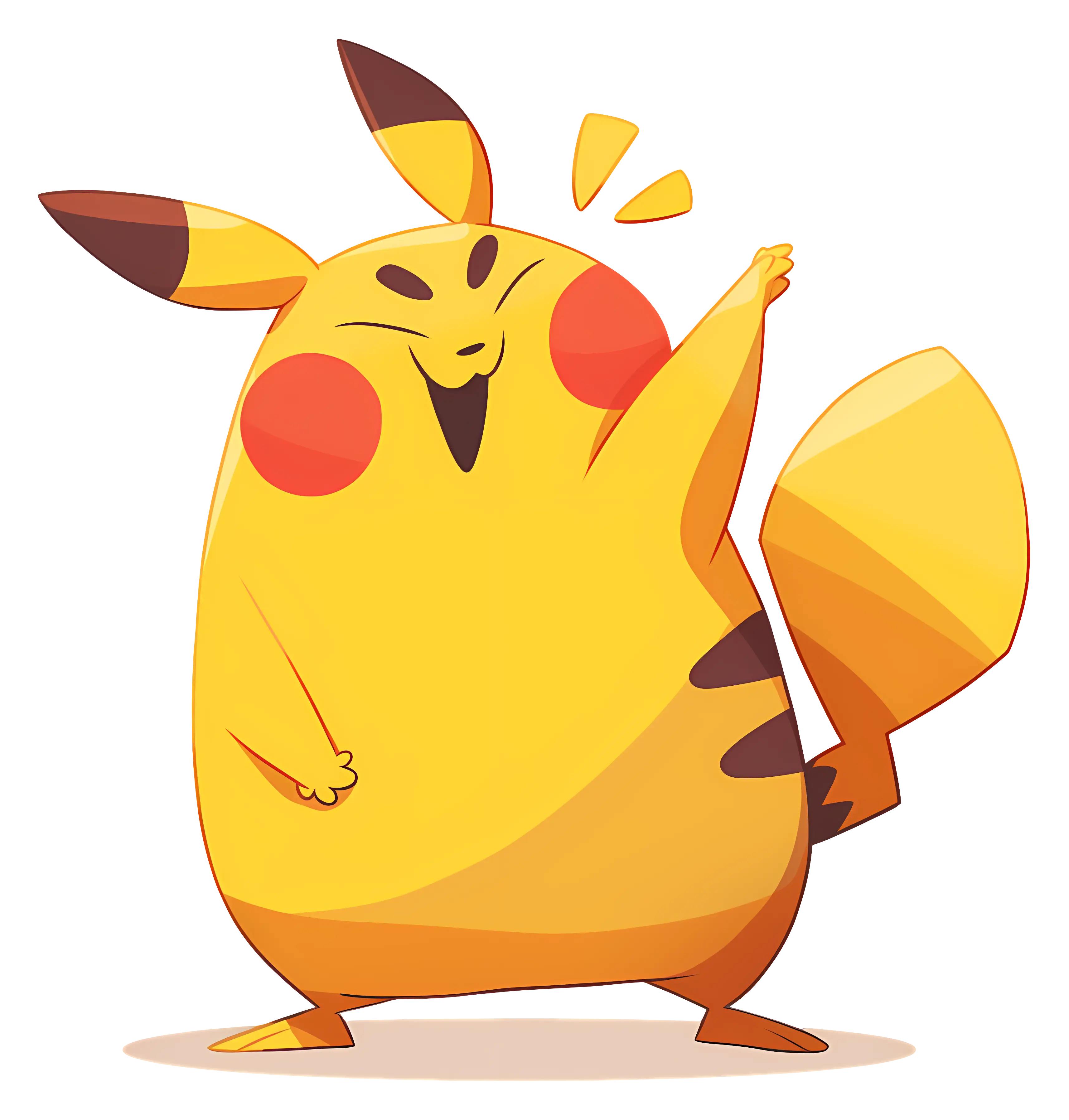 Pikachu Cartoon Character