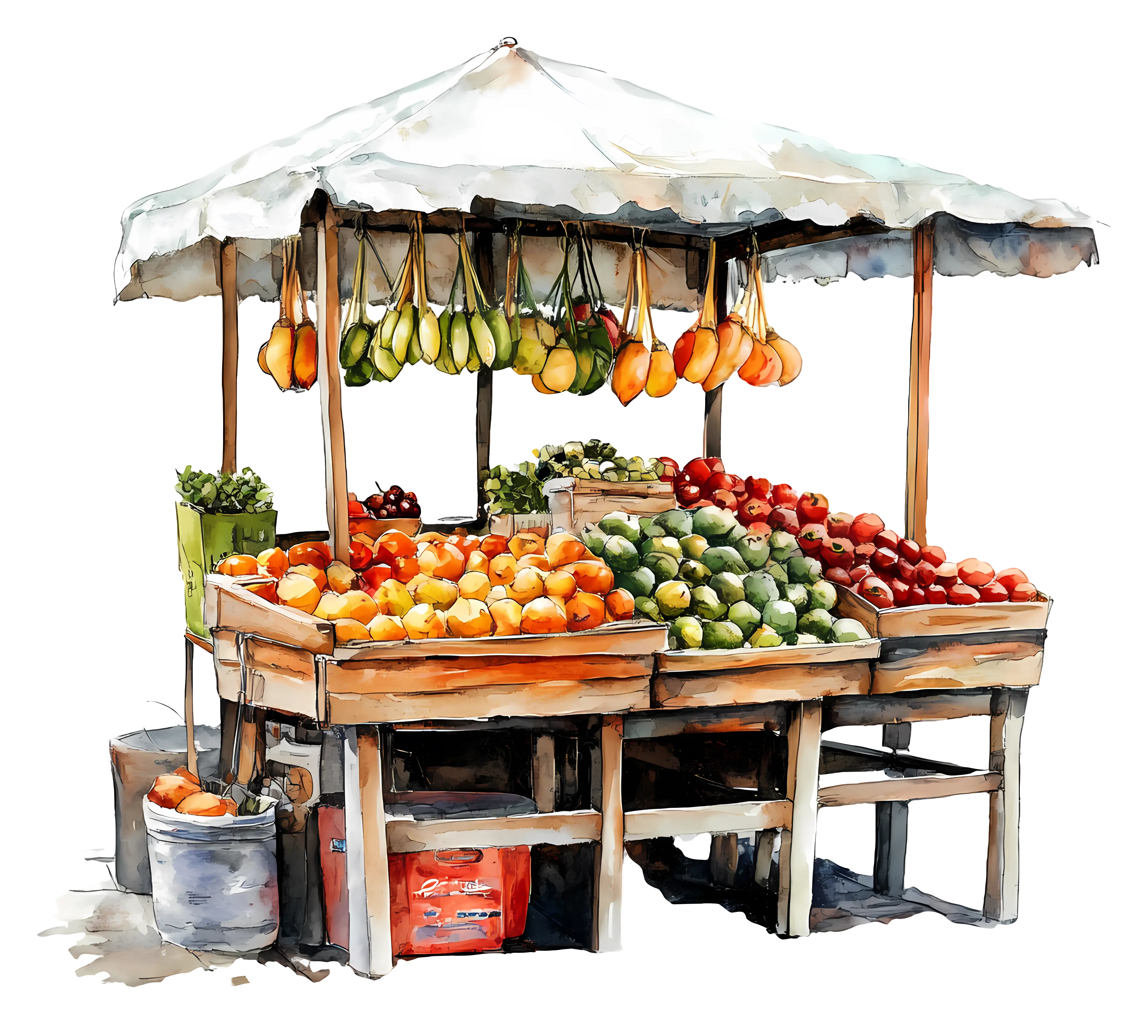 Fruit Stand at Local Market