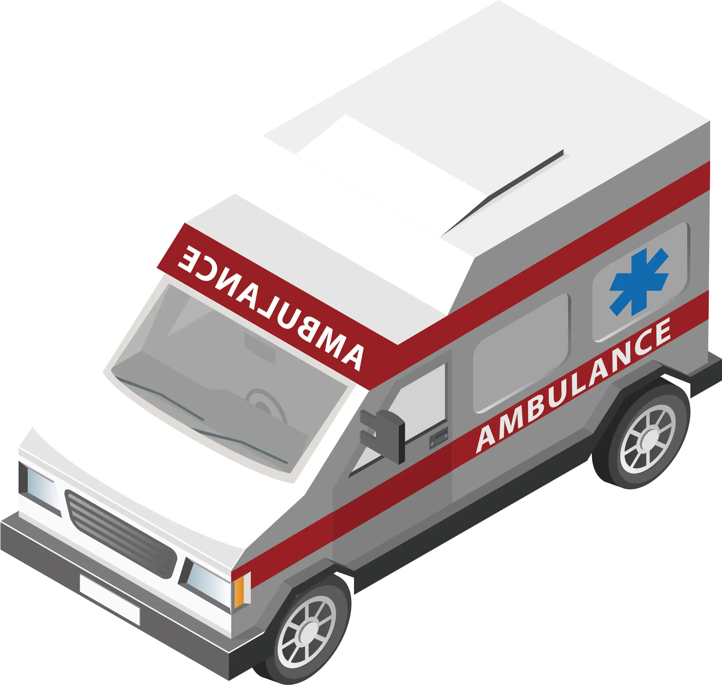 Ambulance Illustration for Emergency Services