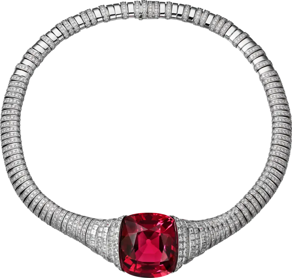 Elegant Red Gem Necklace