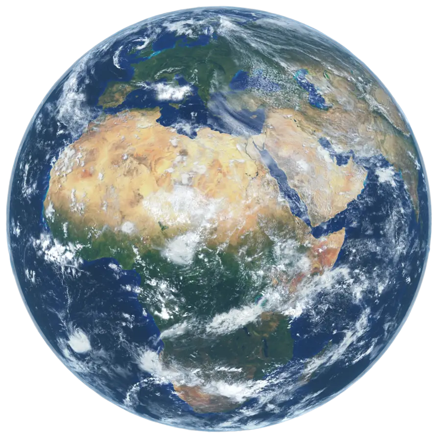View of Planet Earth from Space