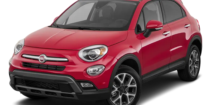Red Fiat SUV