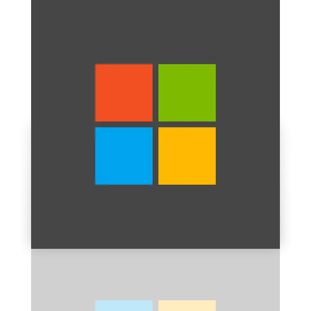 Microsoft Logo on Dark Background