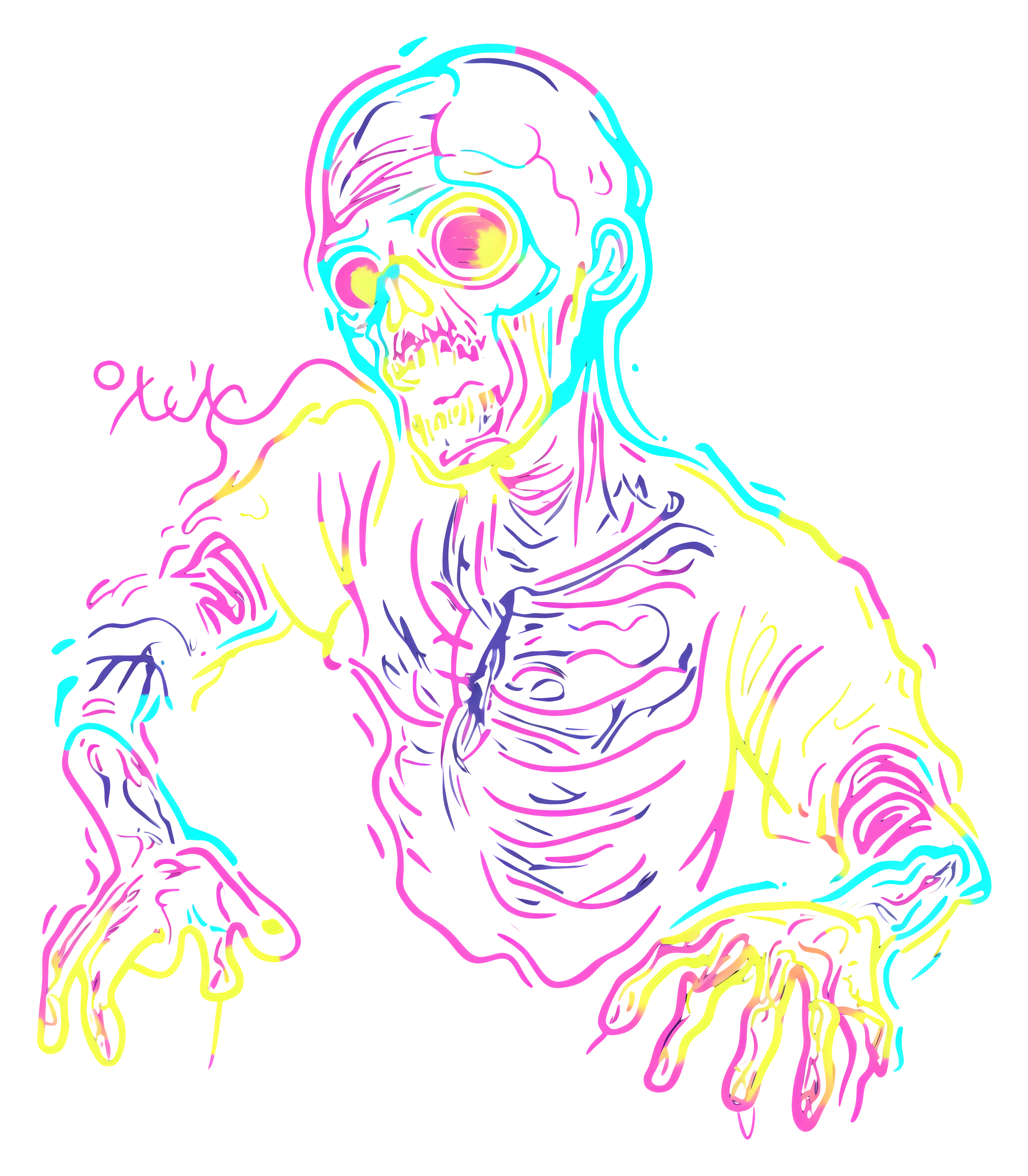Colorful Zombie