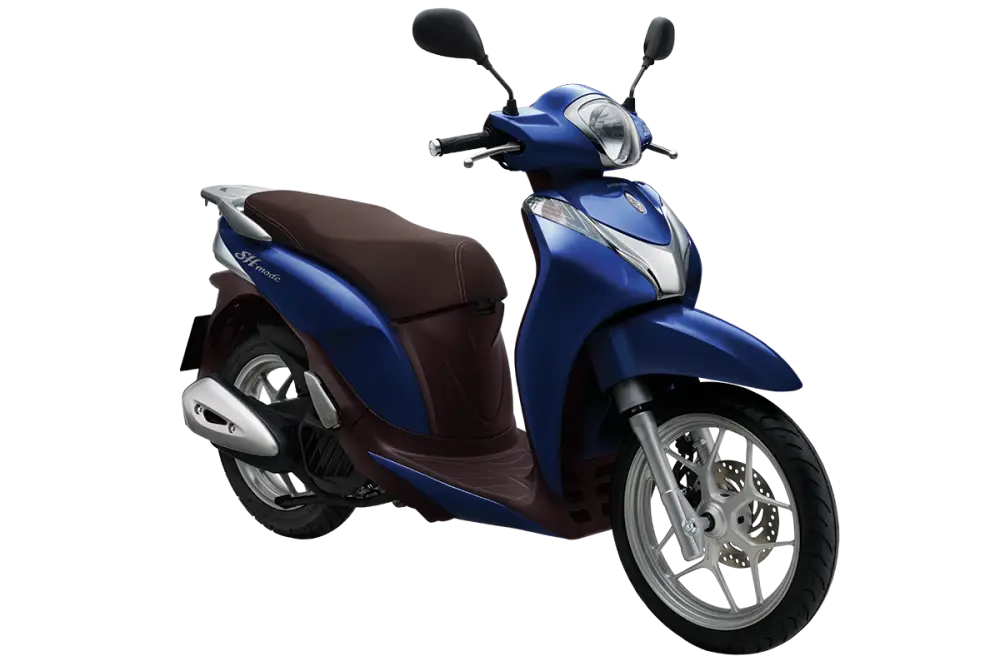 Modern Blue Scooter