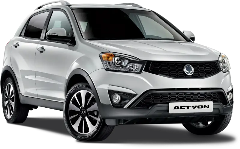 White SUV Car