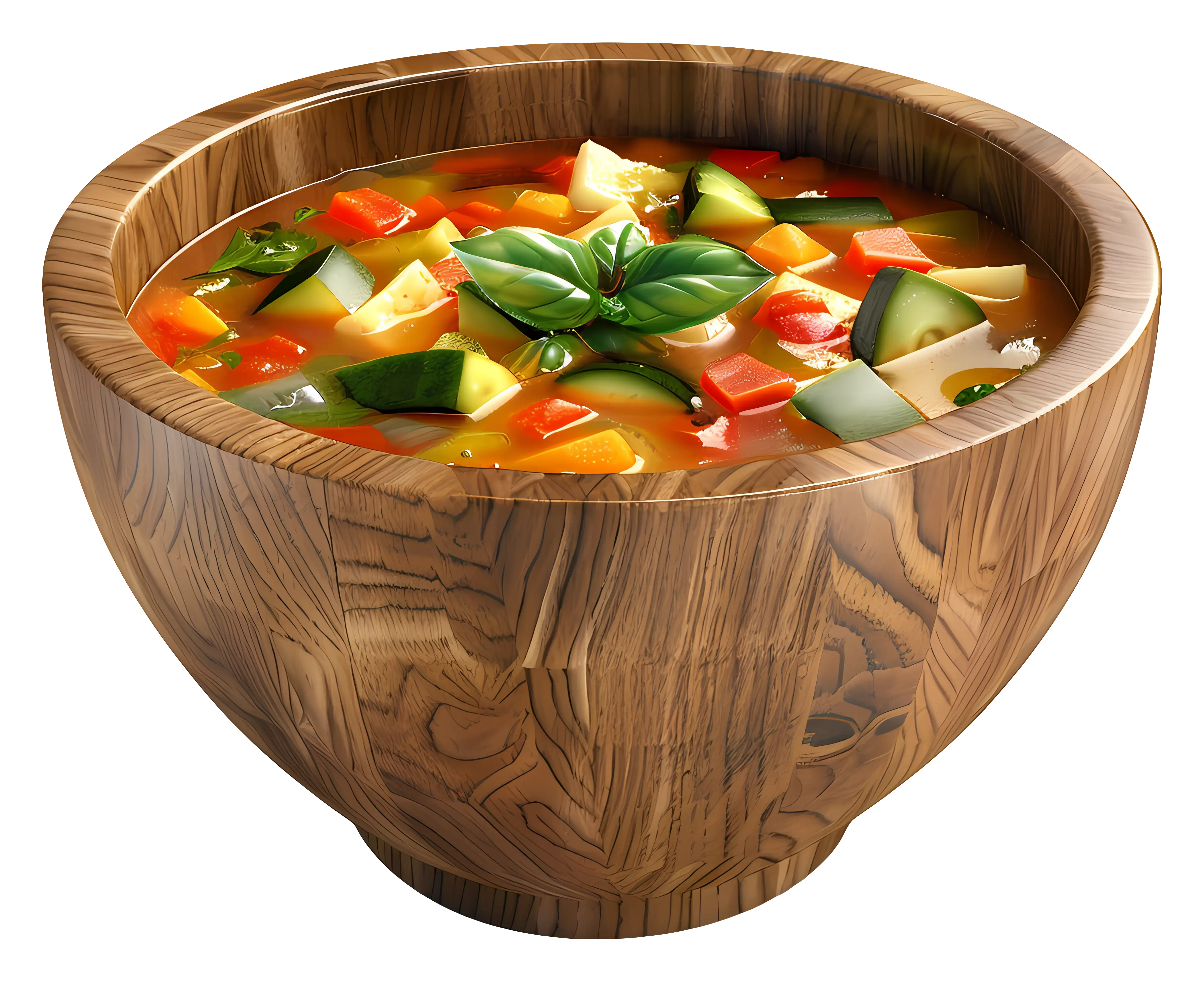 Bowl of Vegetable Soup
