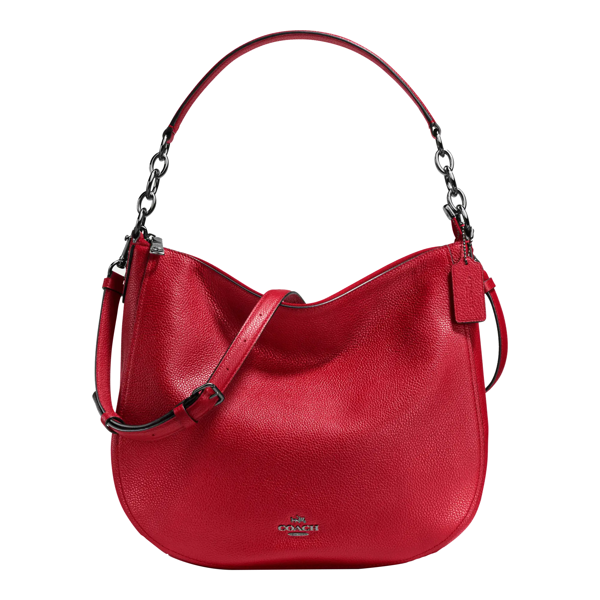 Stylish Red Leather Handbag