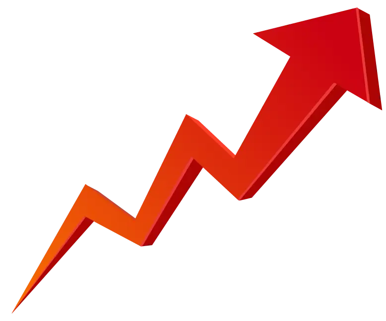 Red Upward Arrow