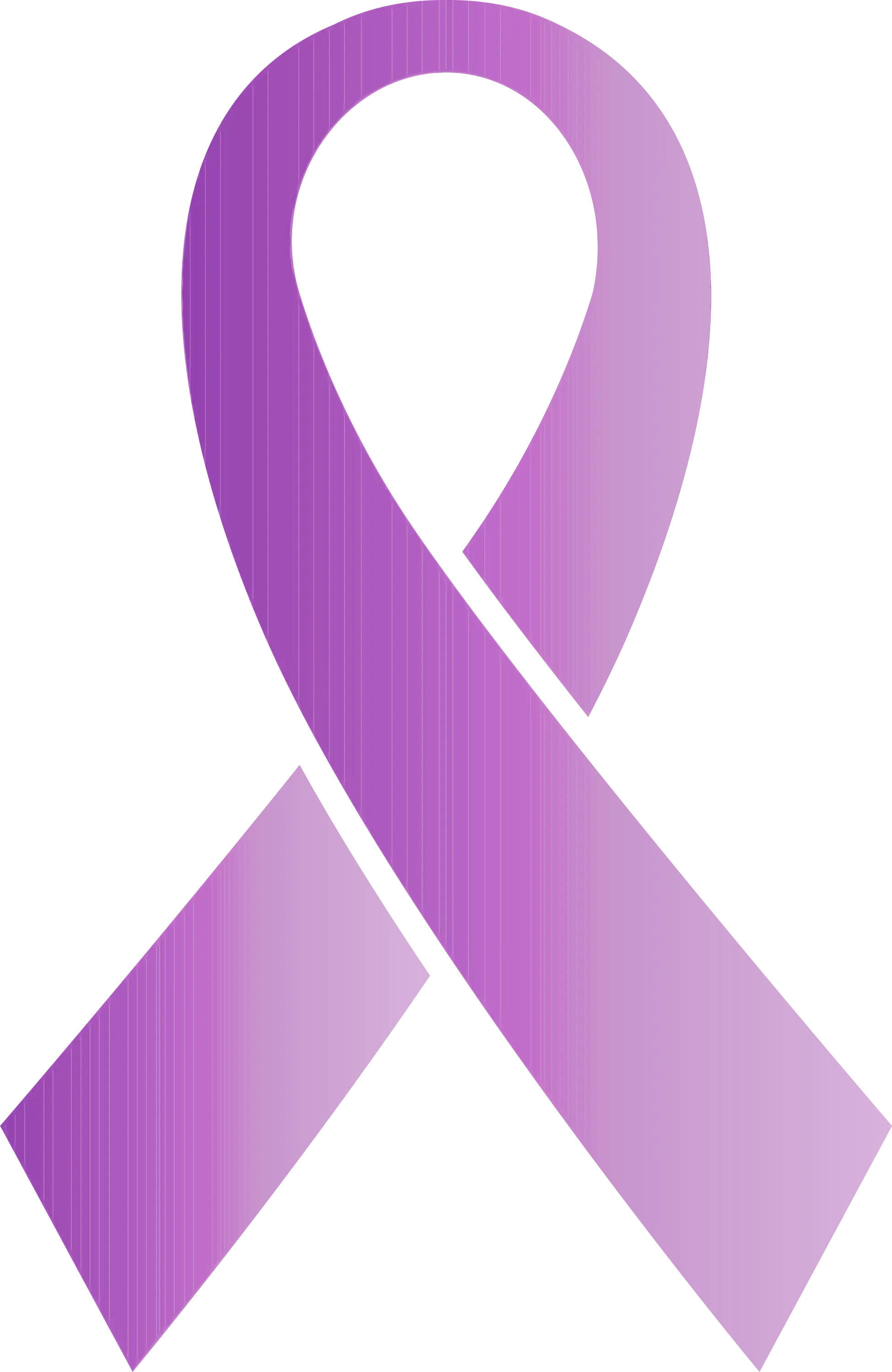 Purple Awareness Ribbon Symbol