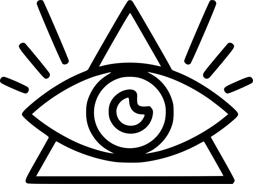 All-Seeing Eye Mystical Symbol Illustration
