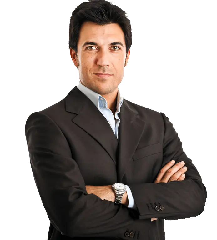 Man in Suit with Arms Crossed