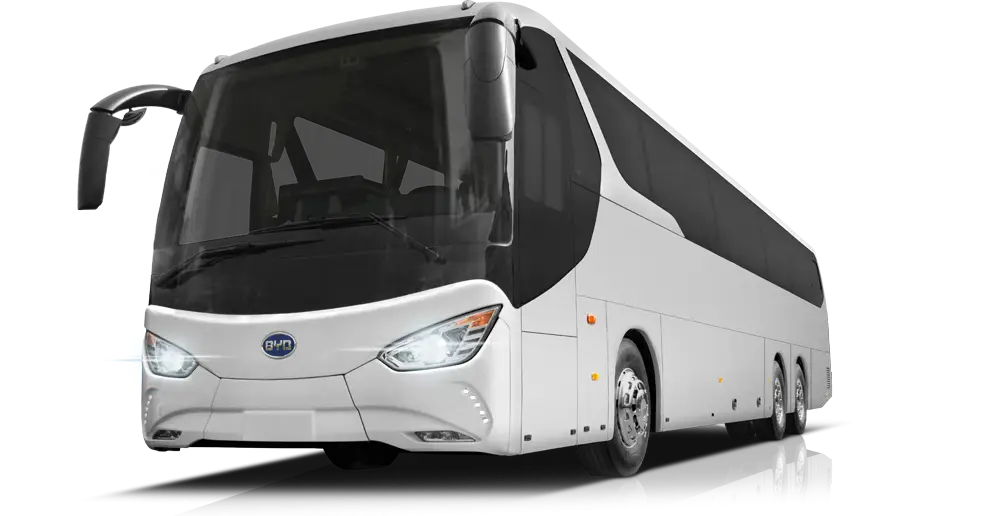 White Bus for Transportation
