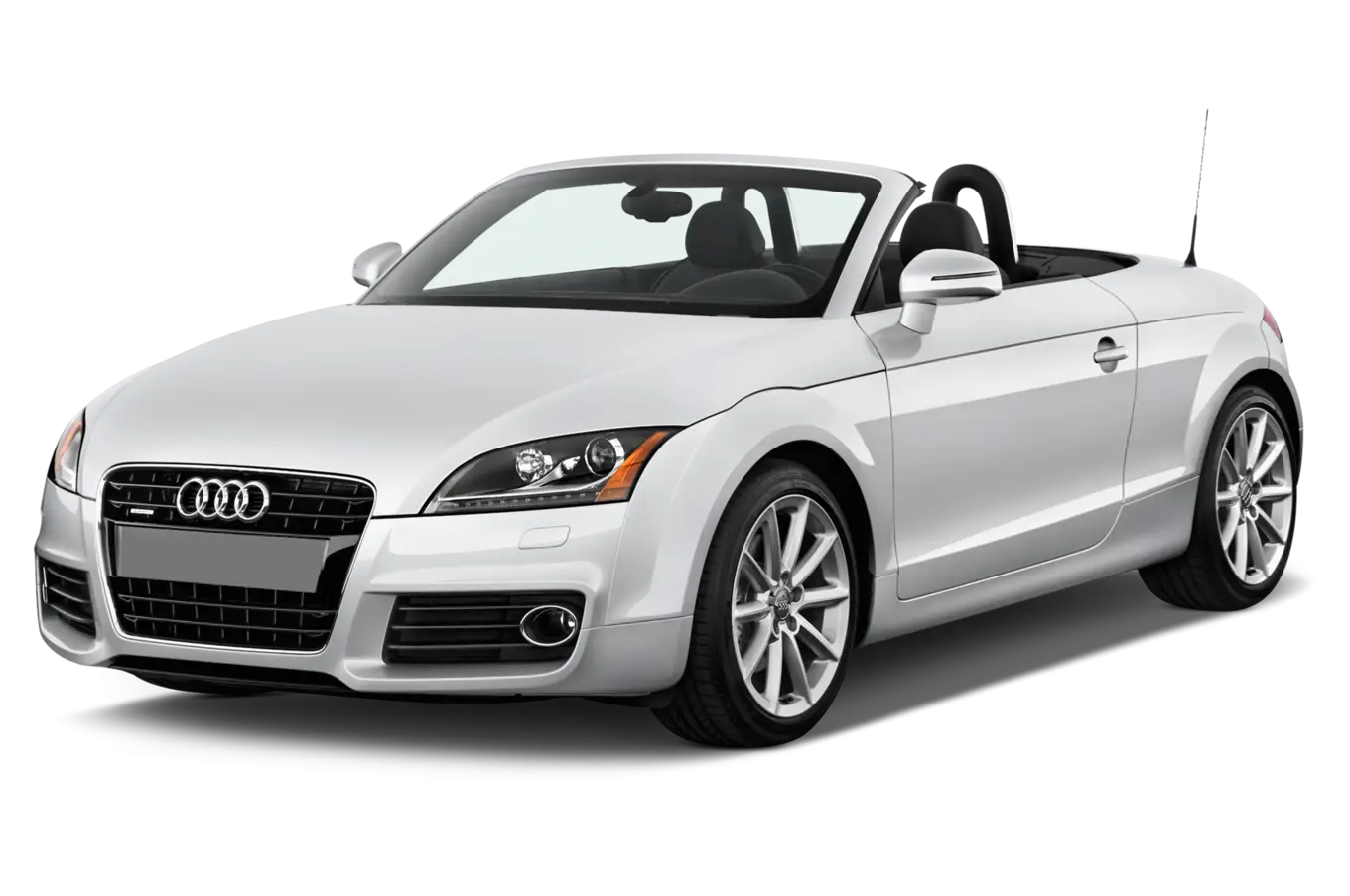 White Audi Convertible Car