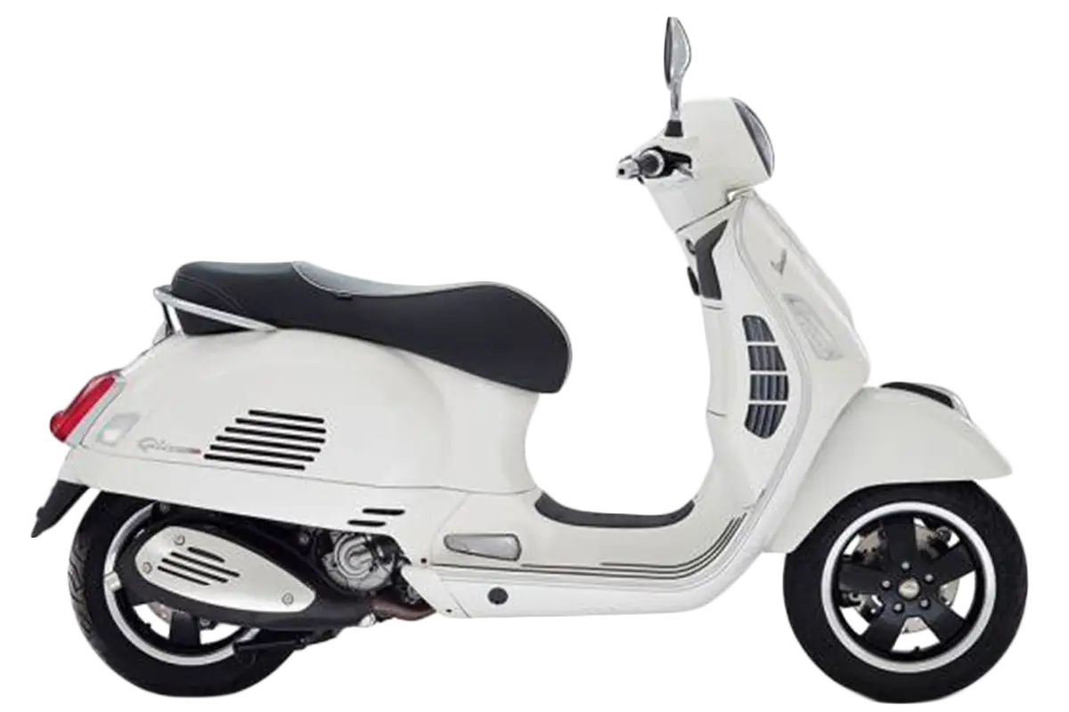White Scooter for Urban Transportation