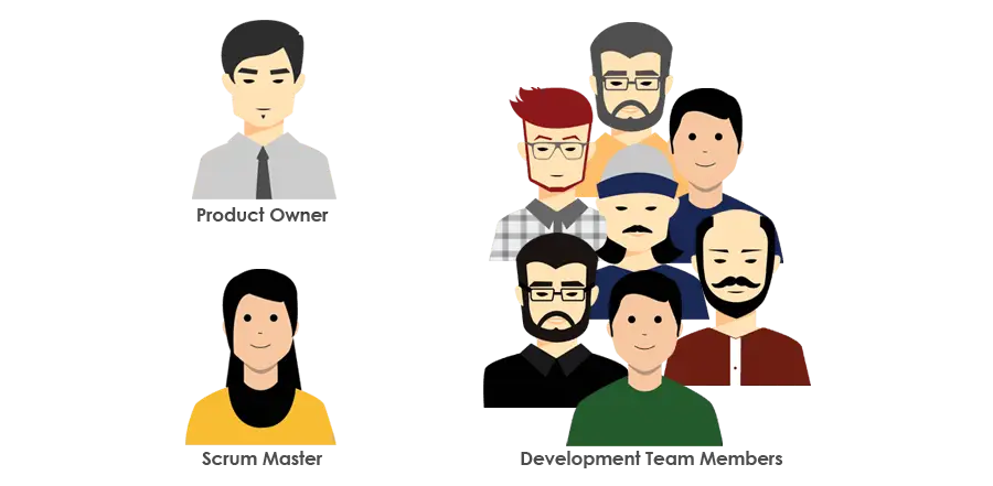 Scrum Team Illustration