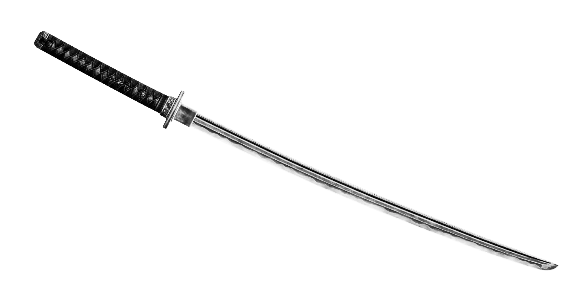 Traditional Katana Sword with Black Handle