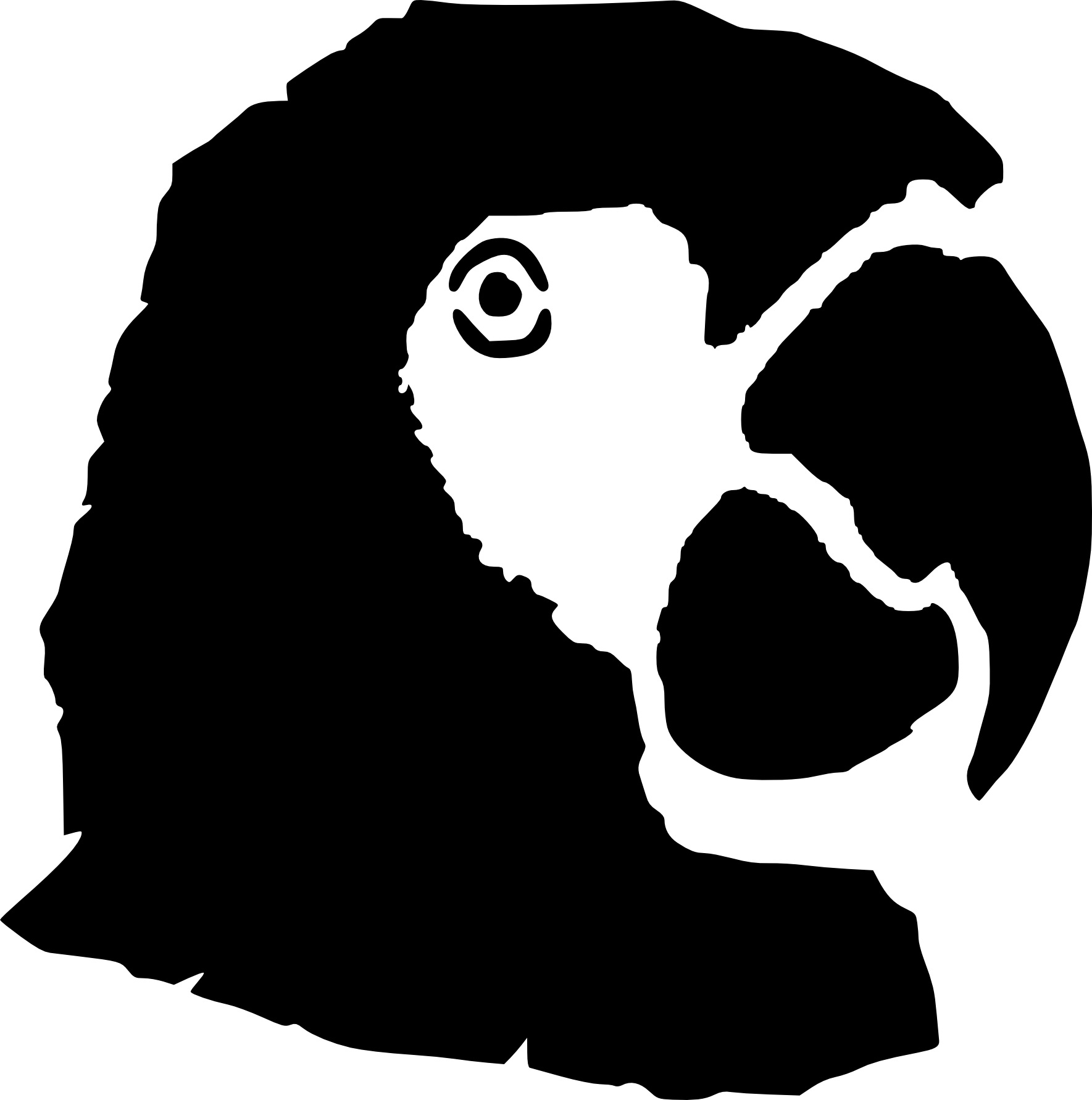 Parrot Silhouette Illustration